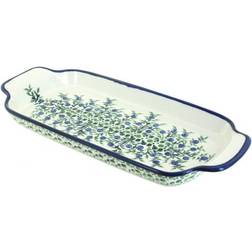 Blue Rose Pottery Zaklady Bread Serving Tray