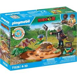 Playmobil Dinos Stegosaurus Nest with Egg Thief 71526