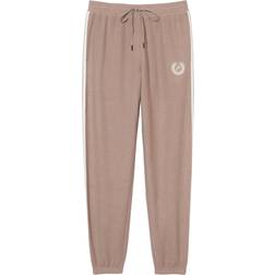 PINK Reverse Fleece High Waist Gym Pants - Iced Coffee