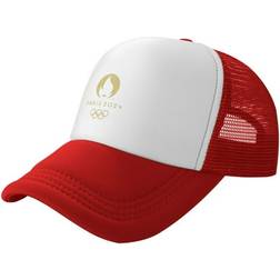 Paris 2024 Olympic Logo Mesh Unisex Adult Trucker Fishing Adjustable Classic Sport Hats