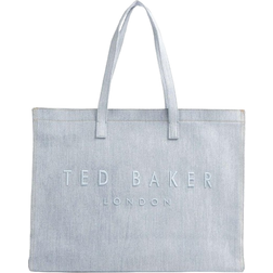 Ted Baker Danimy Denim Large Icon Tote Bag - Light Blue