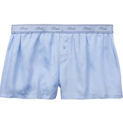 PINK Tencel Boxy Pajama Shorts - Harbor Blue