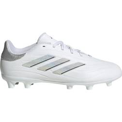 Adidas Junior Copa Pure II League FG - Cloud White/Cloud White/Silver Metallic