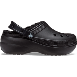 Crocs Classic Platform Lined Clog - Black