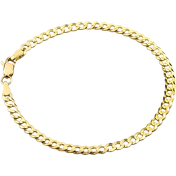 Floreo Curb Cuban Chain Bracelet - Gold