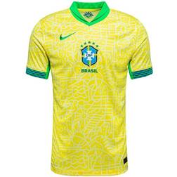 Nike Men's Brazil 2024 Stadium Home Dri-Fit Football Replica Shirt