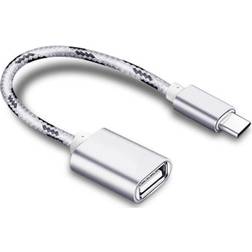 Nördic USBC-N1178 3.1 Gen 1 USB C - USB A OTG Adapter M-F 0.3m