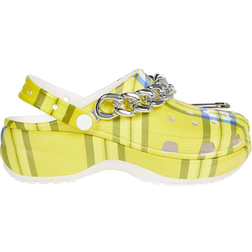 Crocs Zappos x Clueless Exclusive The Cher Classic Platform - Yellow Plaid Perfection/Duh