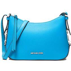 Michael Kors Laney Medium Leather Crossbody Bag - Pool