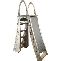 Confer Plastics Roll-Guard Adjustable A-Frame Ladder