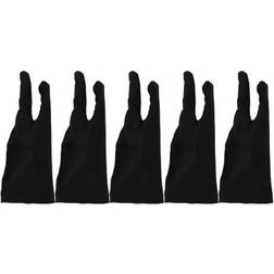 2024 Computer Accessories 5Pcs Digital Drawing Glove Palm Rejection Elastic Smoothing Reduce Friciton Artist Glove for Drawing Tablet Both Hands