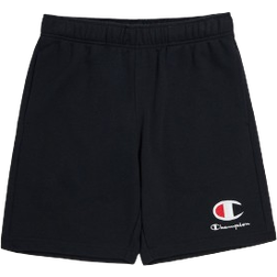Champion French Terry Shorts with C Logo - Black