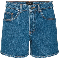 Vero Moda Vmtess Shorts - Blue/Medium Blue Denim