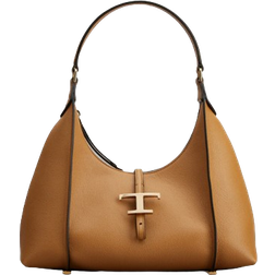 Tod's T Timeless Hobo Bag in Leather Small - Brown