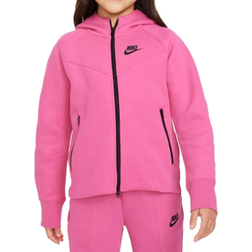 Nike Kid's Sportswear Tech Fleece Full Zip Hoodie - Alchemy Pink/Black (FD2979-605)