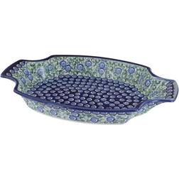 Blue Rose Pottery Polish Serving Tray