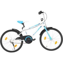 vidaXL Childrens Bicycle 20 Inches Blue/White Barnesykkel