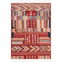 Safavieh Farmhouse Tawana Blue, Red 36x60"