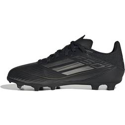 Adidas Junior F50 League FG/MG - Black/Iron Metallic/Gold Metallic