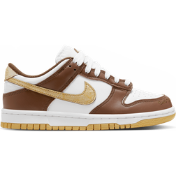 Nike Dunk Low CN GS - White/Metallic Gold/White