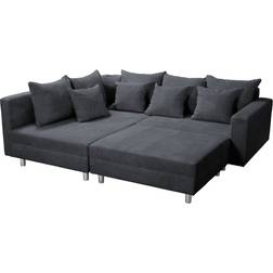Minsk L Graphite Grey Sofa 215.5cm 3Stk. 4-Sitzer