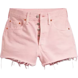 Levi's 501 Original High Waist Denim Shorts - Pink
