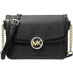 Michael Kors Leida Medium Shoulder Bag - Black
