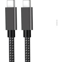 Nördic USBC-N1070 10Gbps 100W 4K60Hz 3.2 Gen2 USB C - USB C M-M 0.2m