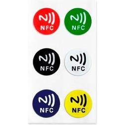 Light Solutions Colored Stickers NFC Tag 6-pack