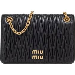 Miu Miu Matelassé Mini Bag - Black