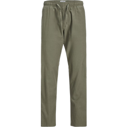 Jack & Jones Relaxed Fit Classic Trousers - Green/Dusty Olive