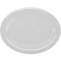 G.E.T. ENTERPRISES Melamine Oval White Serving Dish 4