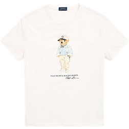 Polo Ralph Lauren Classic Fit Polo Bear Jersey T-shirt - Deckwash White