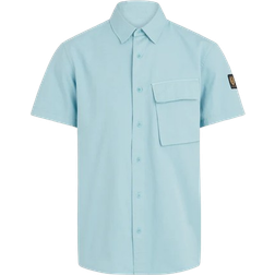 Belstaff Scale Short Sleeve Shirt - Skyline Blue