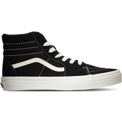 Vans Youth Sk8-Hi Shoe - Suede/Canvas Black/Marshmallow