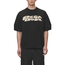 Pegador Drew Boxy Tee - Washed Black