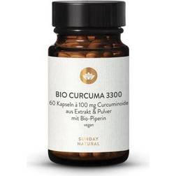 Sunday Organic Curcuma 3300 60 Stk.