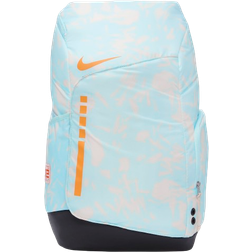 Nike Hoops Elite Basketball Backpack - Glacier Blue/Black/Bright Mandarin