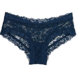 Victoria's Secret The Lacie Lace Cheeky Panty - Noir Navy