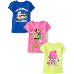 The Children's Place Girl's Summer Graphic Tee 3-pack - Multicolour