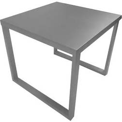 Benjara Square Silver Small Table 22x22"