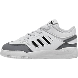 Adidas Toddler Originals Drop Step Low Casual Shoes - White/Black