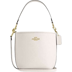 Coach City Bucket Bag In Double Face Leather - Gold/Chalk