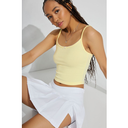 Garage Felicia Cami Top - Double Cream Yellow