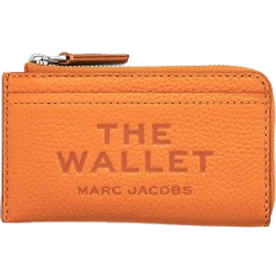 Marc Jacobs The Leather Top Zip Multi Wallet - Tangerine