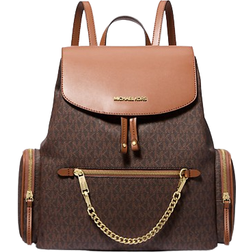 Michael Kors Jet Set Large Logo Backpack - Brown