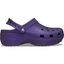 Crocs Classic Platform Glitter Clog - Dark Iris