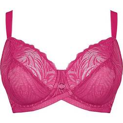 Curvy Kate Lace Daze Balcony Bra - Lipstick Pink