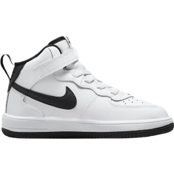 Nike Force 1 Mid SE EasyOn PSV - White/Twine/Black