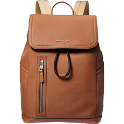 Michael Kors Hudson Pebbled Leather Utility Backpack - Luggage